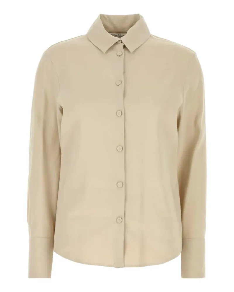 Max Mara Badesse long-sleeve shirt - Nude Nude