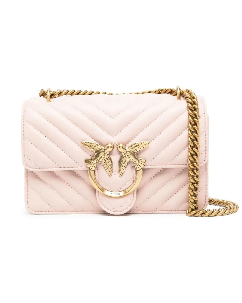 Pinko Klassische Umhängetasche - Rosa Rosa