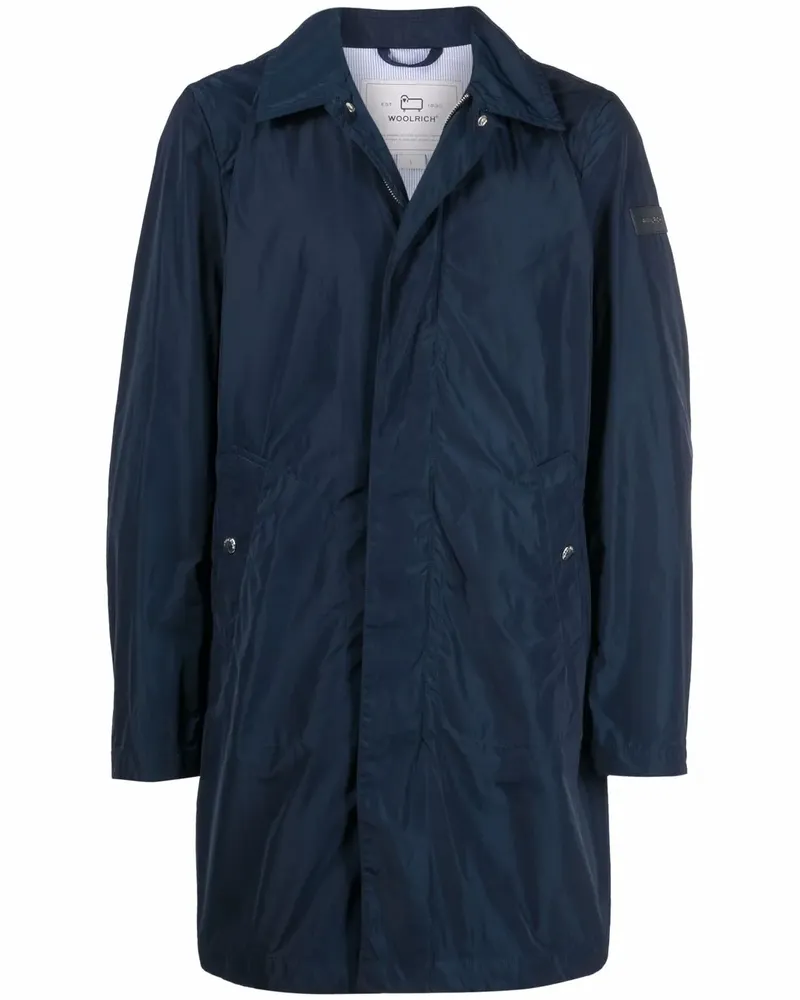 Woolrich City Midimantel - Blau Blau