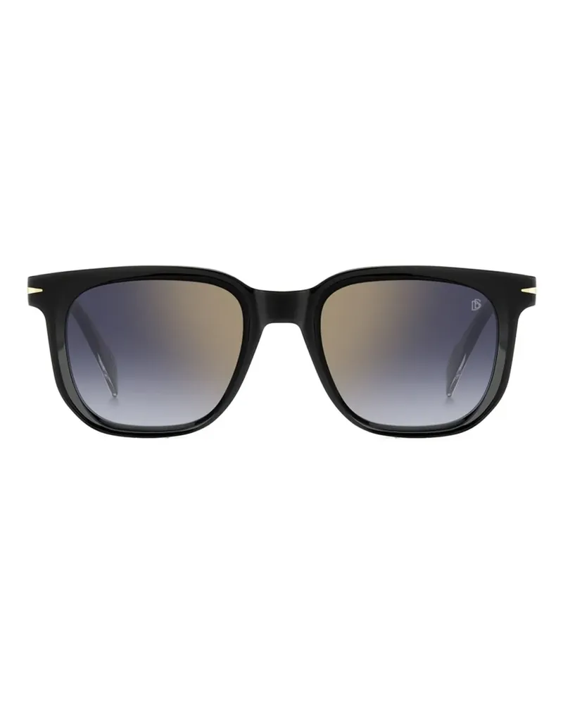EYEWEAR by DAVID BECKHAM Sonnenbrille mit eckigem Gestell - Schwarz Schwarz