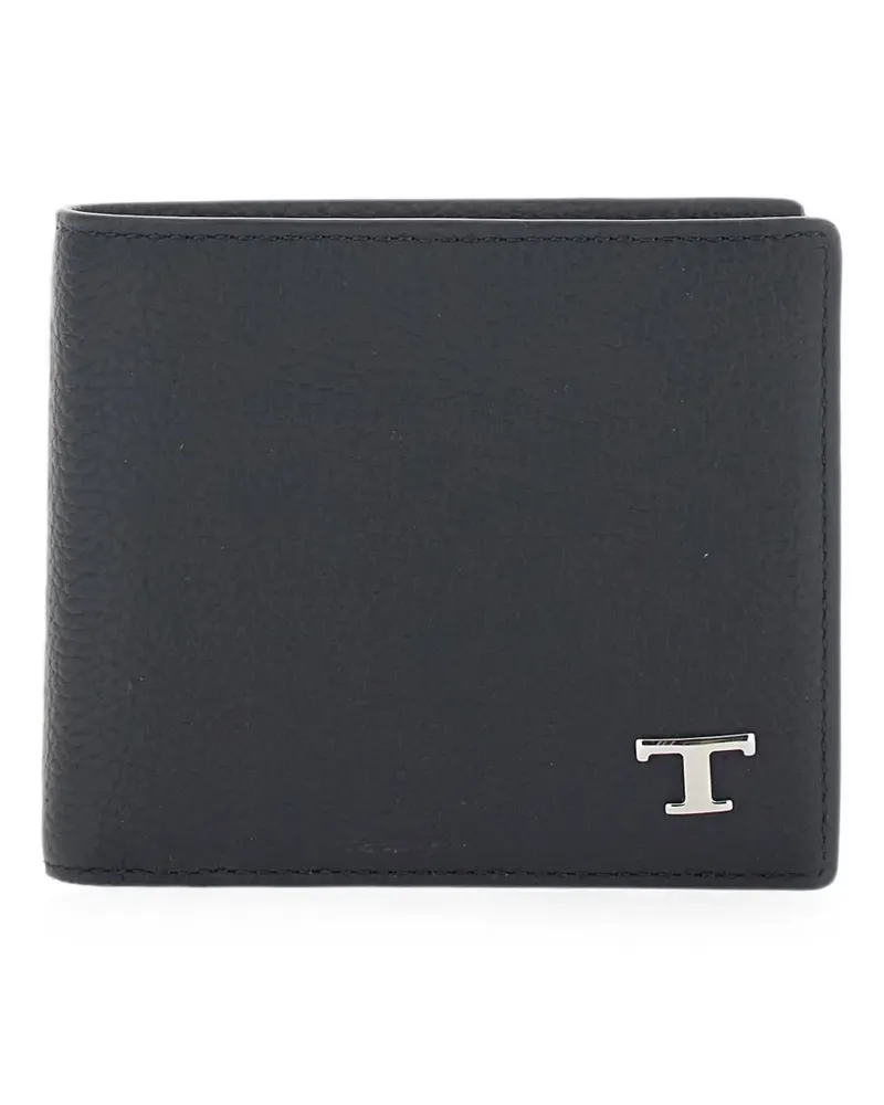 TOD'S T-logo wallet - Schwarz Schwarz