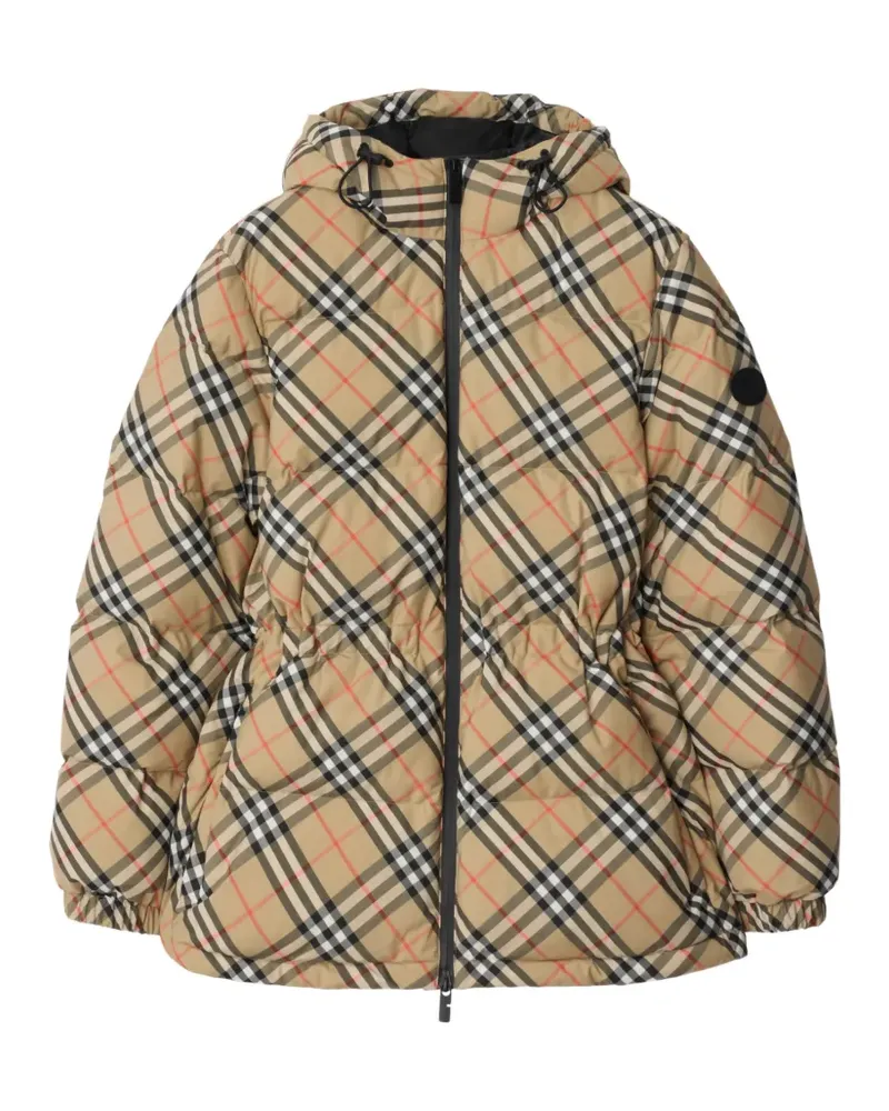 Burberry Check zip jacket - Nude Nude