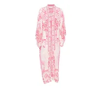 Kimono mit Kristallen - Weiß