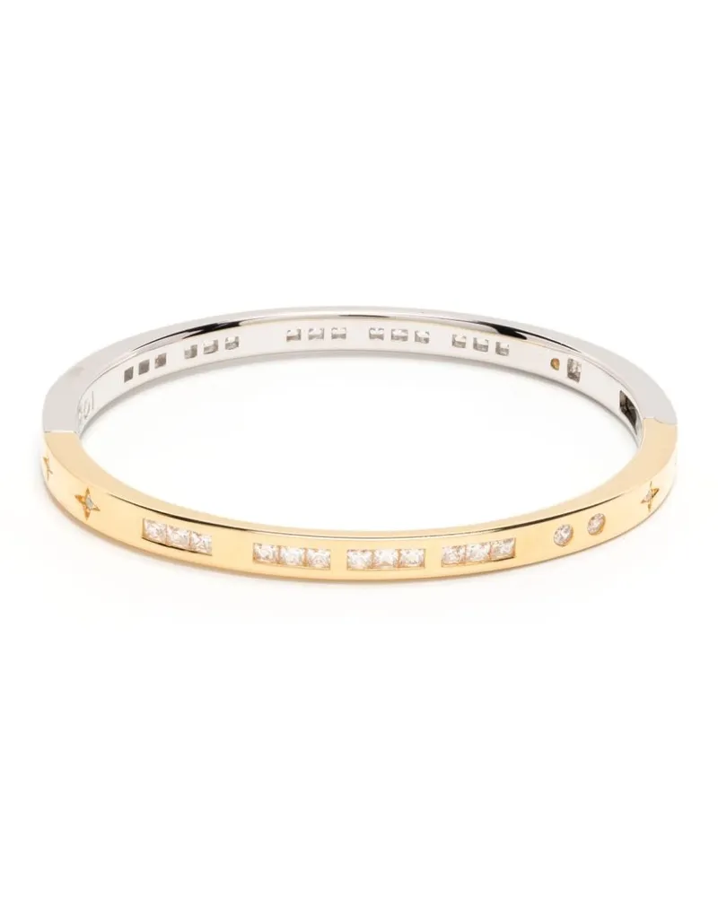 APM Monaco Toi Moi Morse Code Armband - Silber Silber