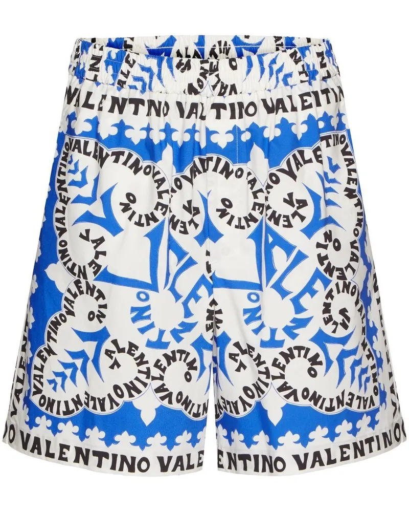 Valentino Garavani Shorts mit elastischem Bund - Blau Blau