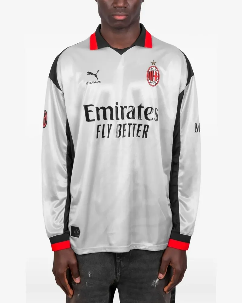 Puma x AC Milan x Slam Jam long-sleeve T-shirt - Silber Silber