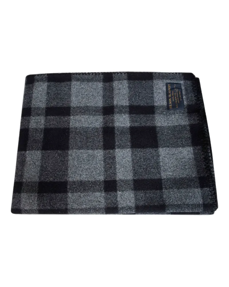 Filson Mackinaw checked wool blanket - Grau Grau