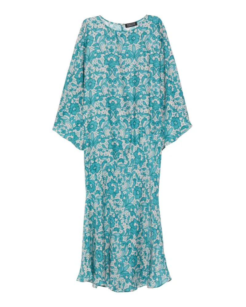 Gianluca Capannolo Robbie silk midi dress - Blau Blau