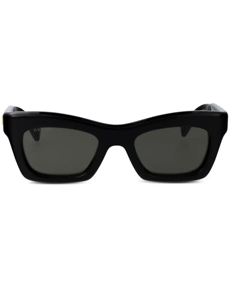 Gucci Sonnenbrille mit Cat-Eye-Gestell - Schwarz Schwarz