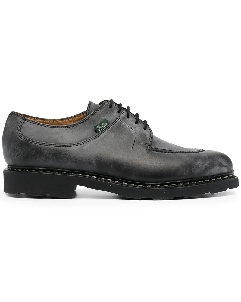 Paraboot Schnürschuhe im Used-Look - Schwarz Schwarz