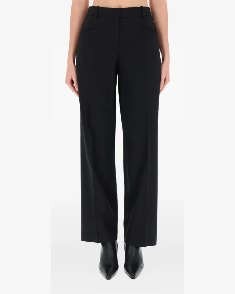 HUGO BOSS belt loops trousers - Schwarz Schwarz