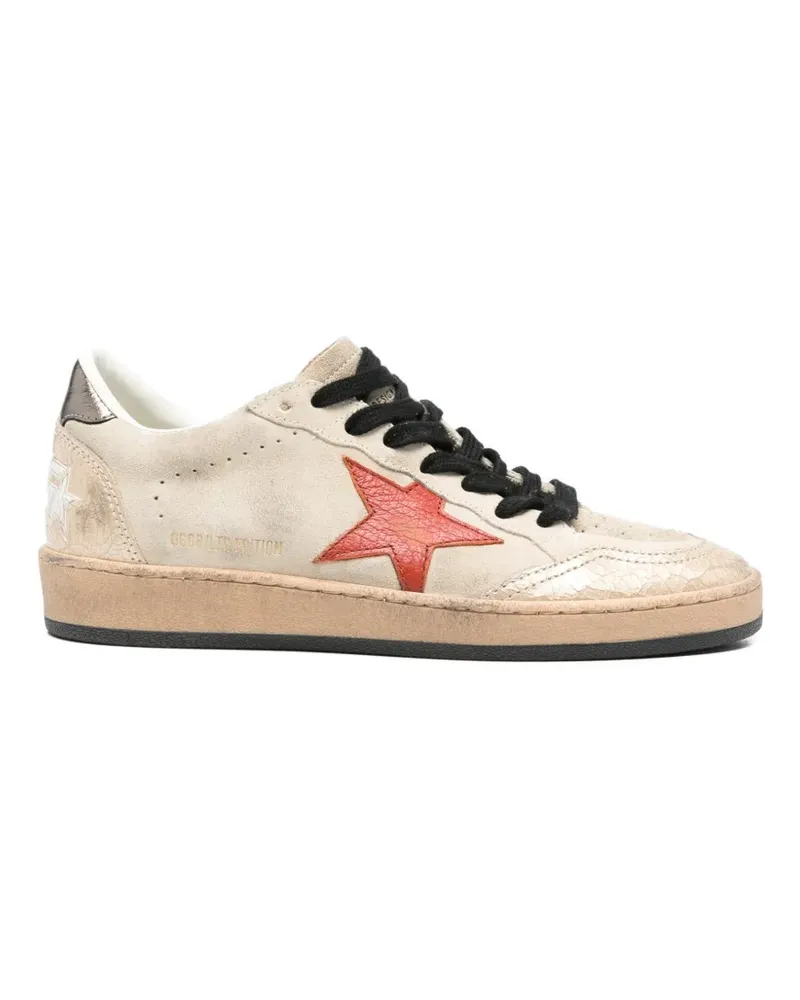 Golden Goose Ball Star suede sneakers - Nude Nude