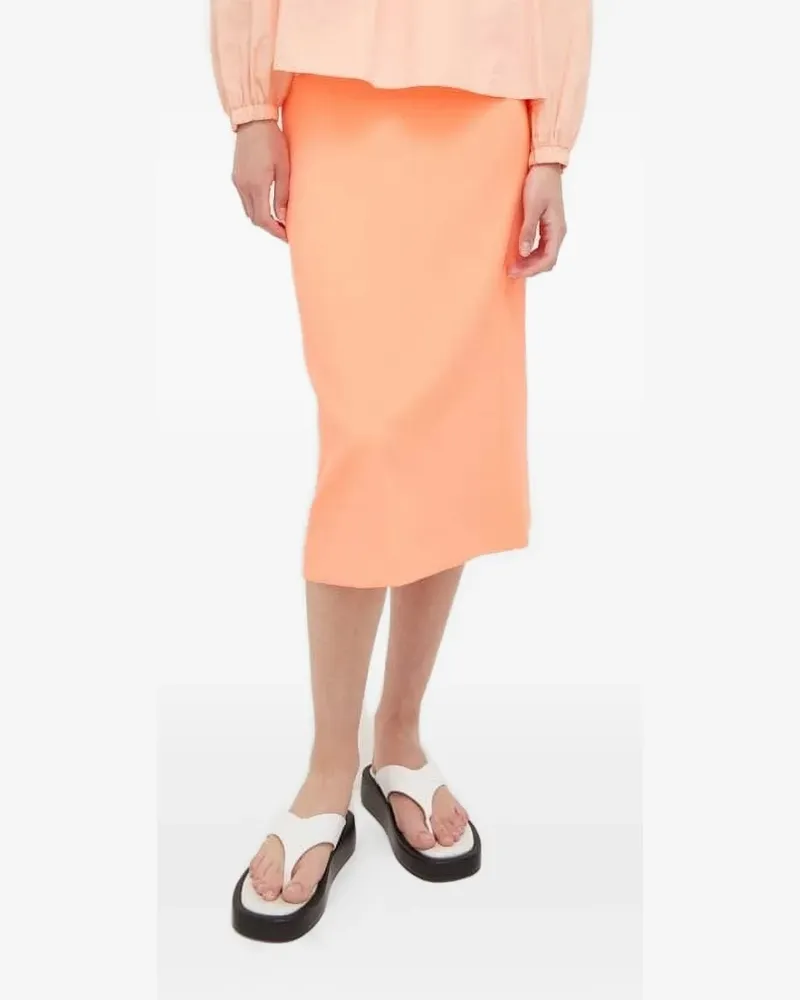 Drykorn Midirock mit Schlitz - Orange Orange