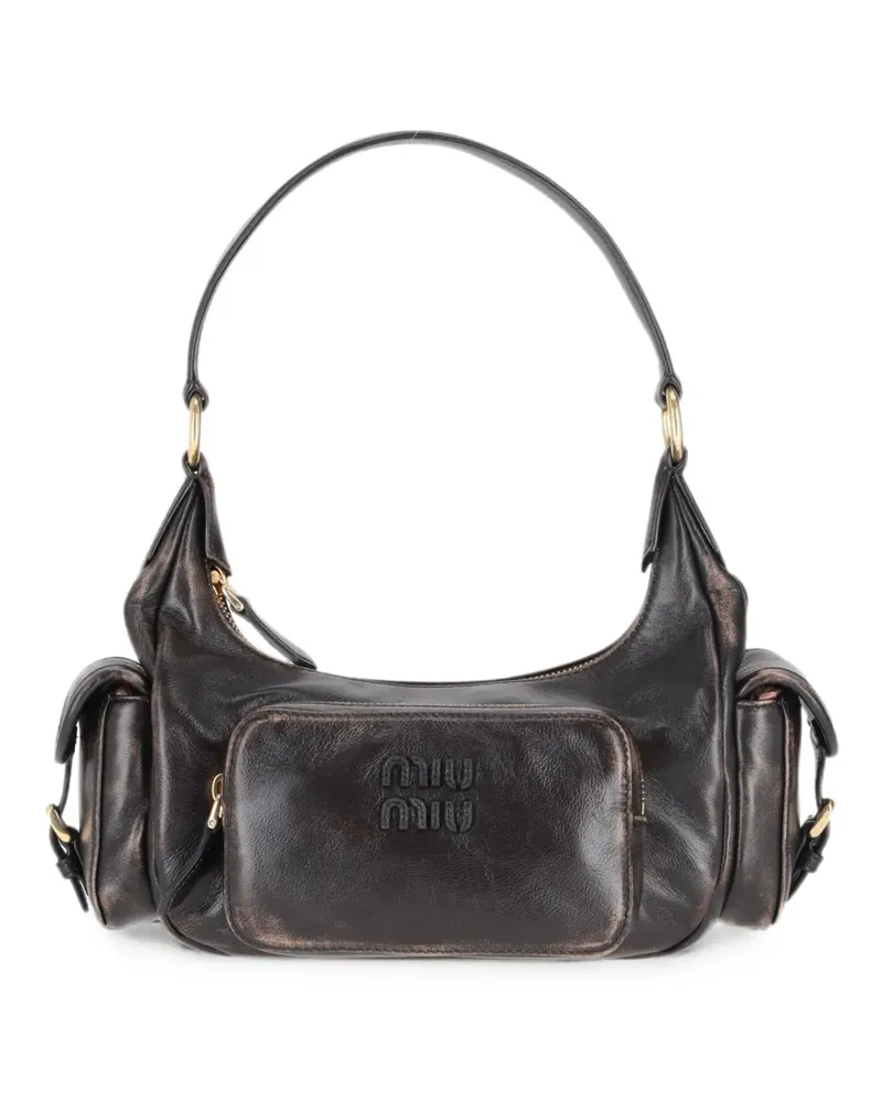 Miu Miu Schultertasche mit Tasche - Braun Braun