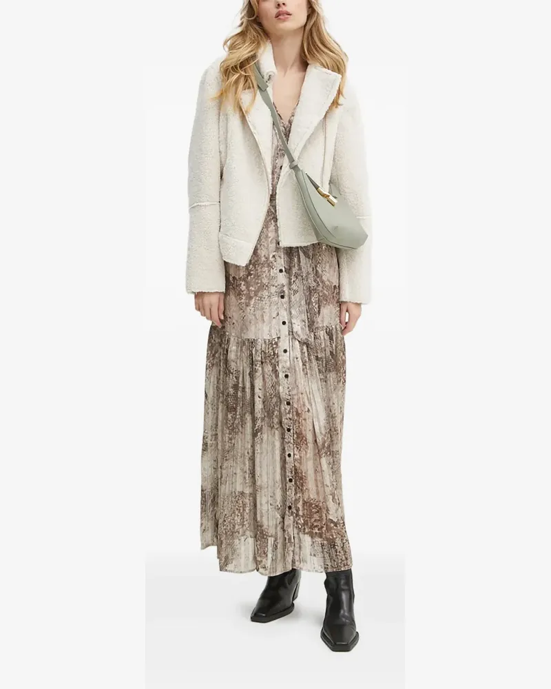 Guess Hemdkleid mit Print - Nude Nude