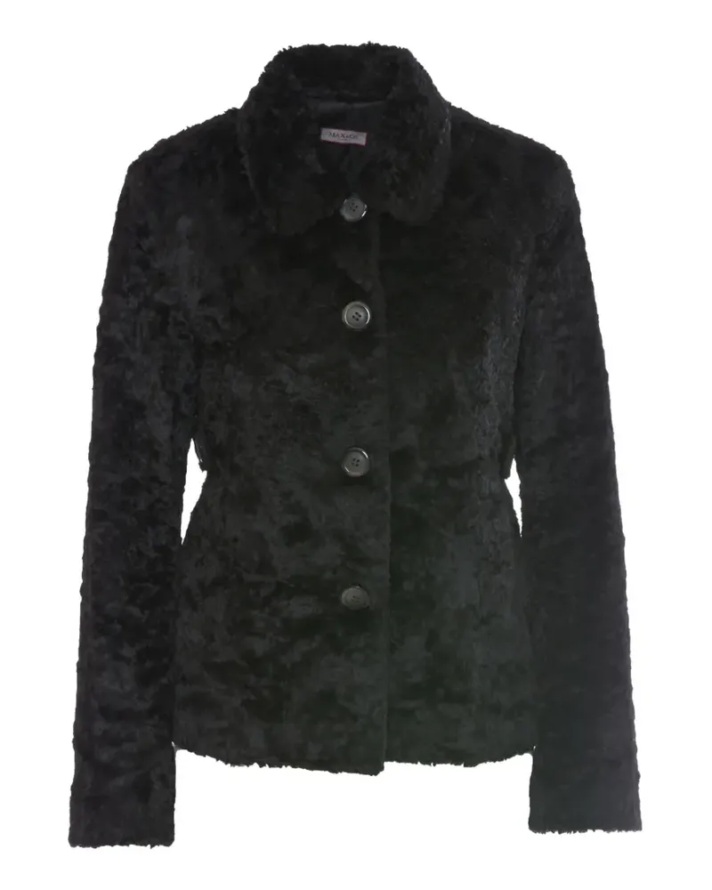 MAX&Co. buttoned collared jacket - Schwarz Schwarz