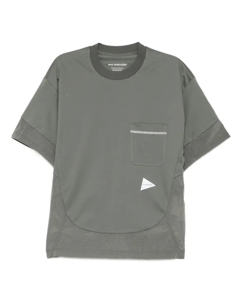 and wander combi short-sleeves T-shirt - Grün Grün