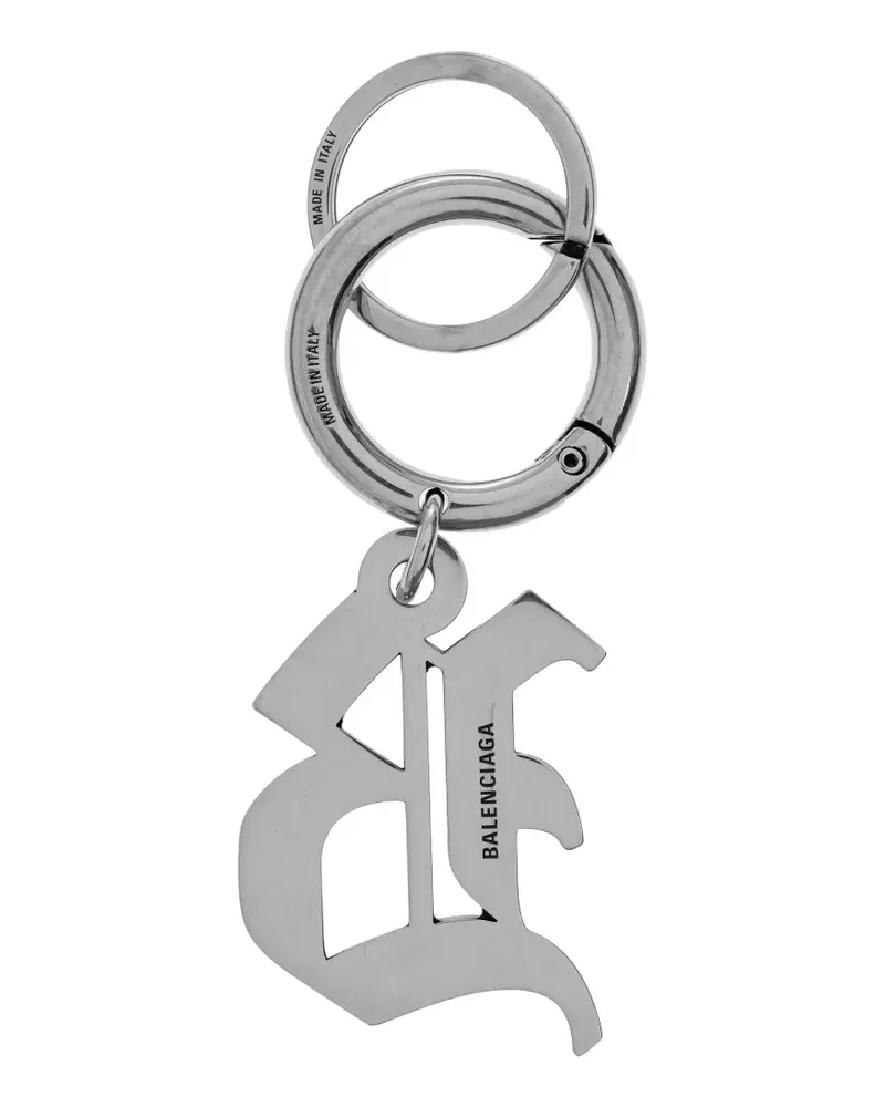 Balenciaga Schlüsselanhänger aus Messing - Silber Silber