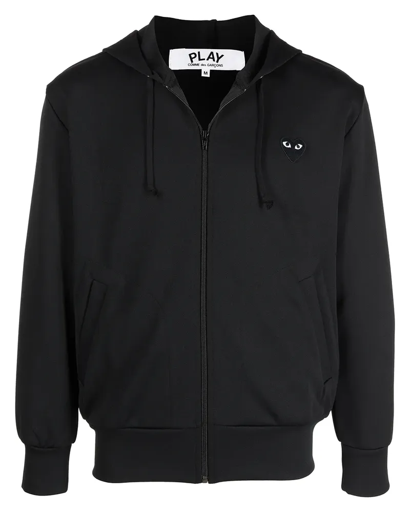 Comme des Garçons Hoodie mit Logo-Print - Schwarz Schwarz