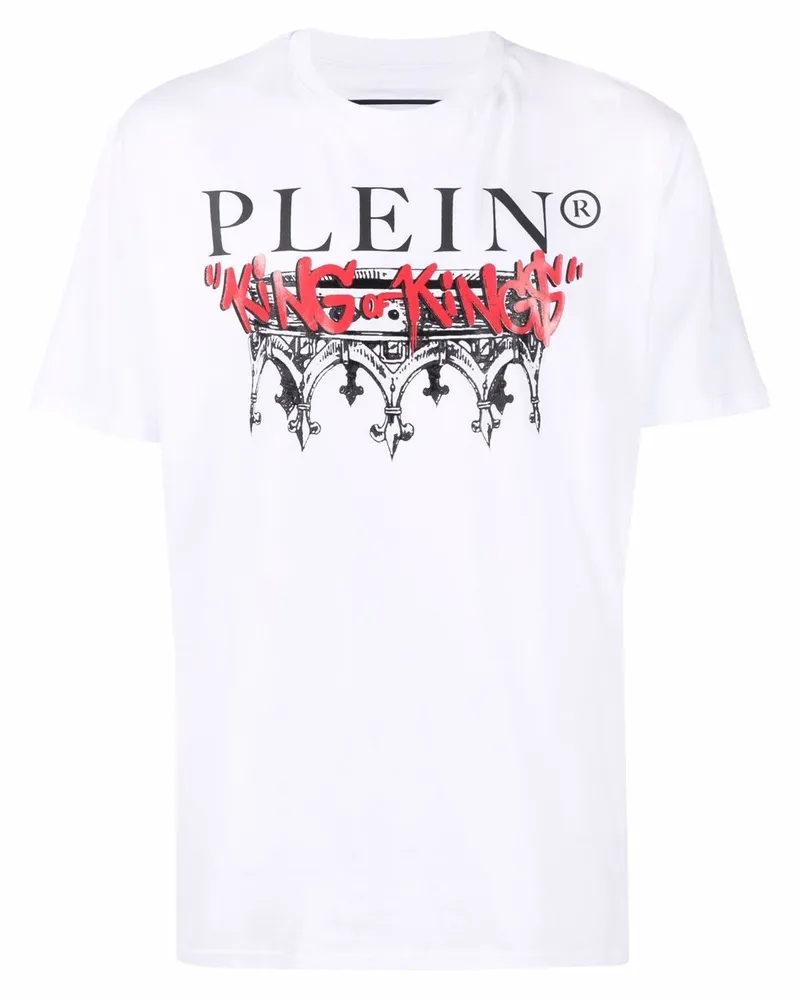 Philipp Plein King Plein T-Shirt - Weiß Weiß