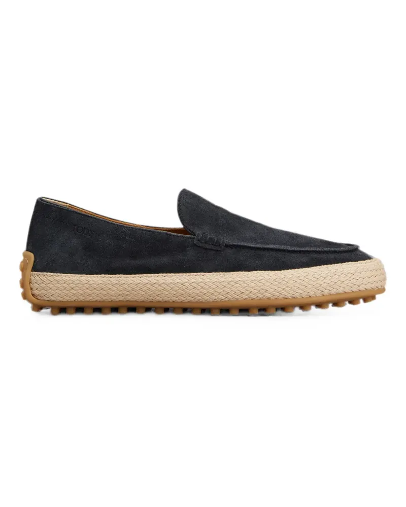 TOD'S Loafer aus Wildleder - Blau Blau