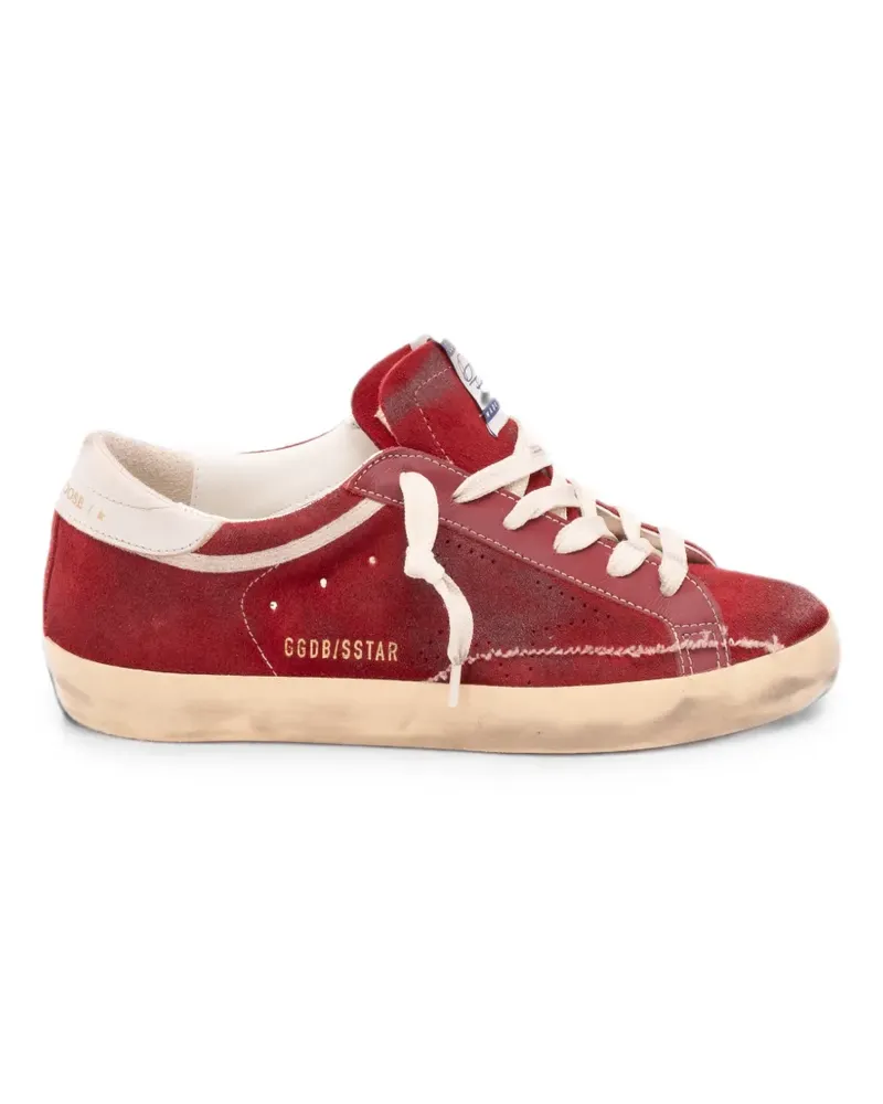 Golden Goose Superstar Sneakers im Used-Look - Rot Rot