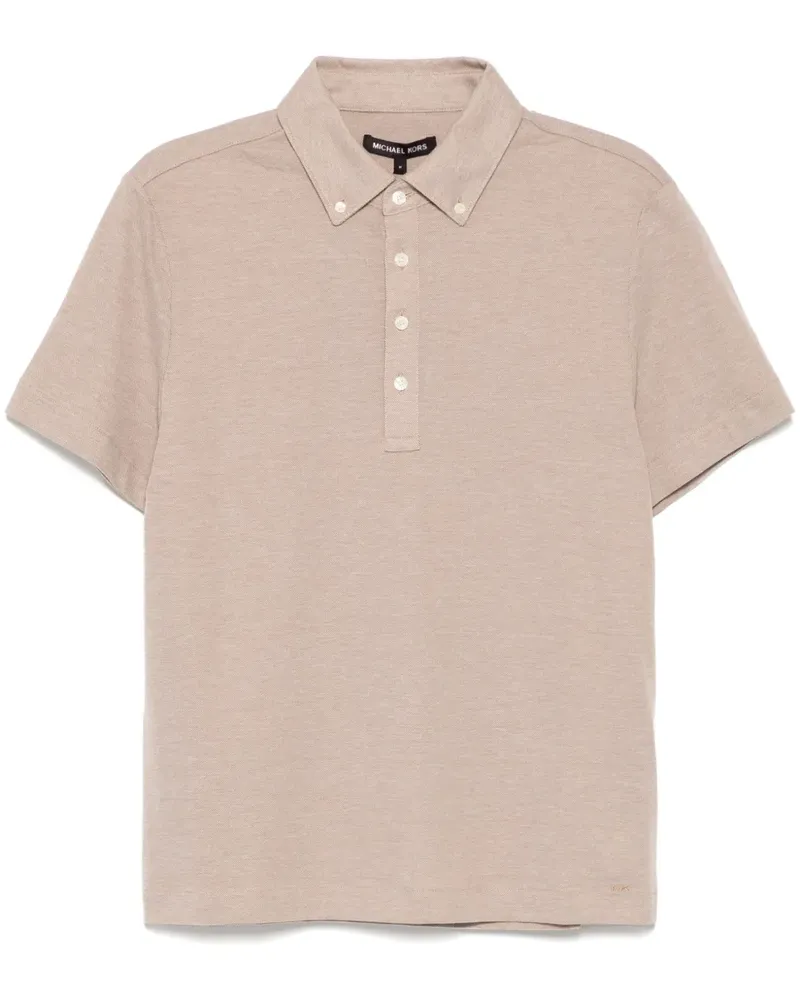 Michael Kors Oxford-Poloshirt - Braun Braun