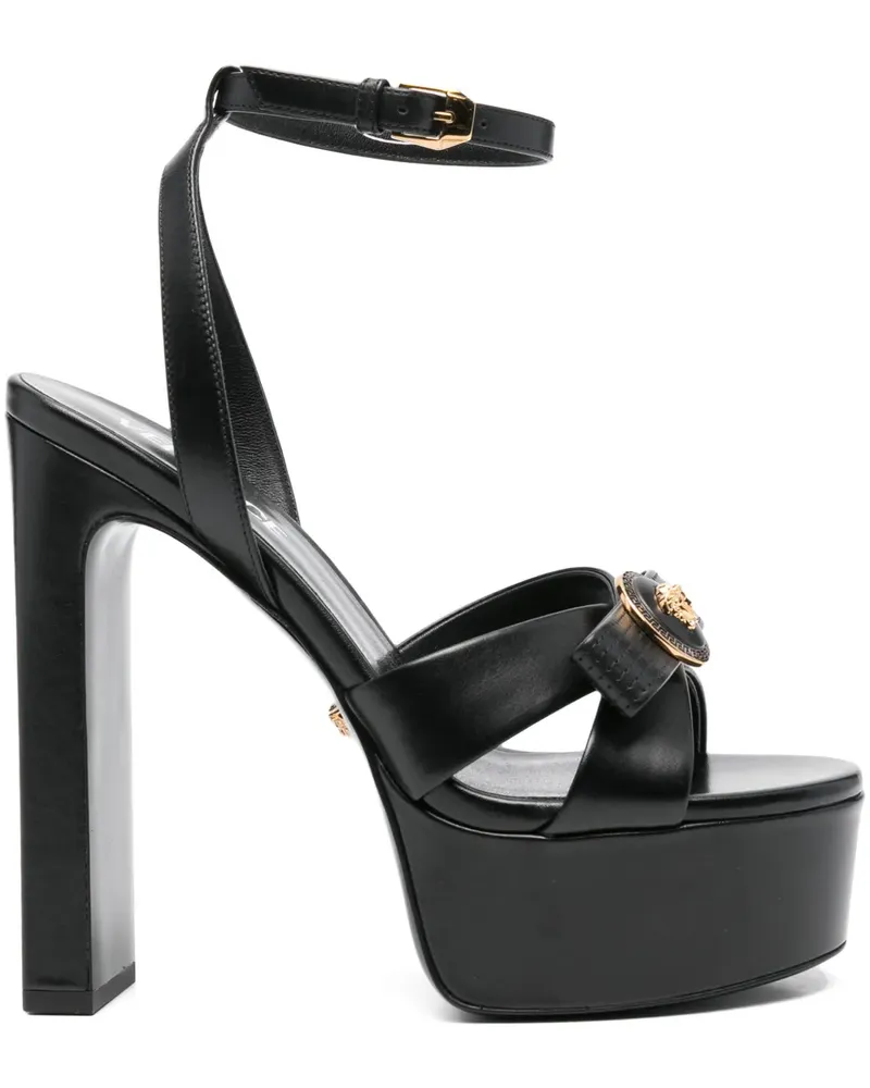 Versace Gianni Ribbon Sandalen 140mm - Schwarz Schwarz