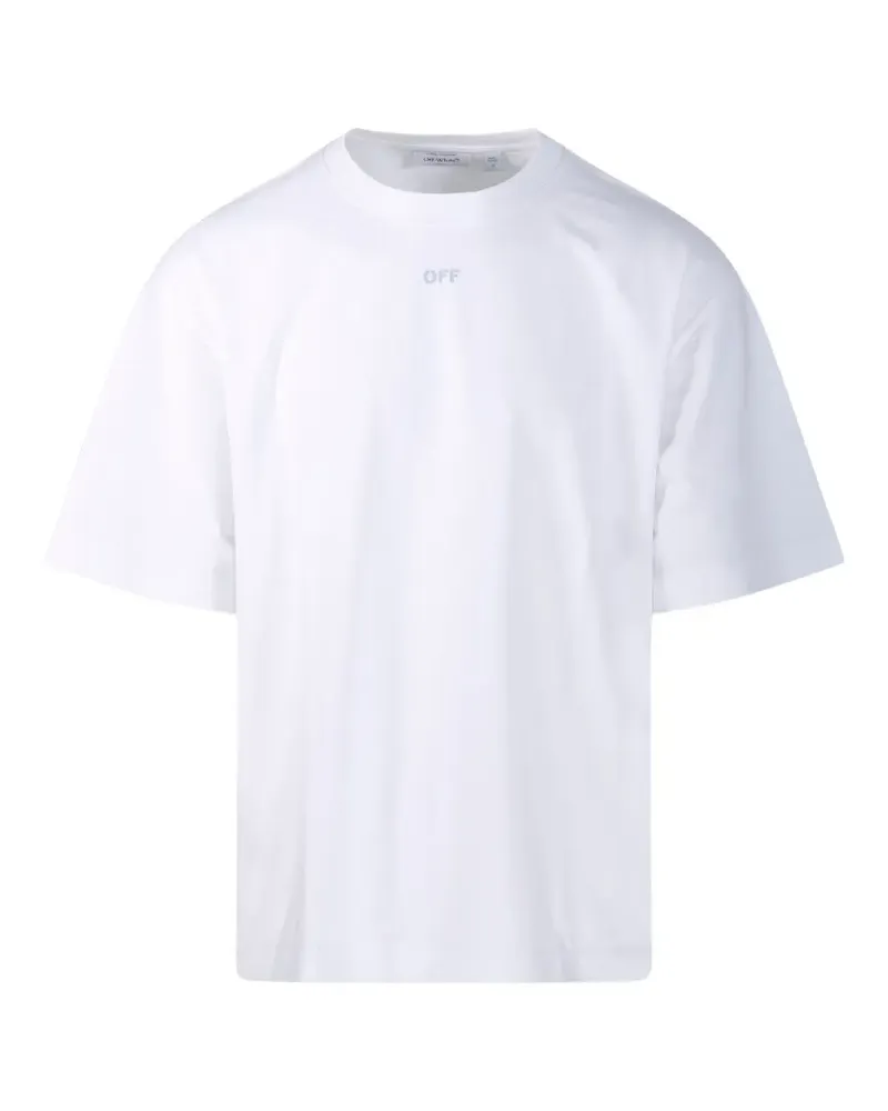 OFF-WHITE T-Shirt mit Logo-Detail - Weiß Weiß