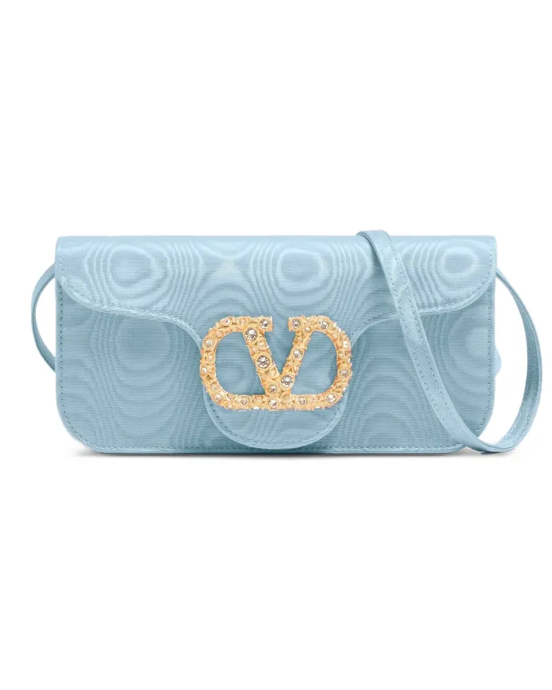 Valentino Garavani Locò Clutch - Blau Blau