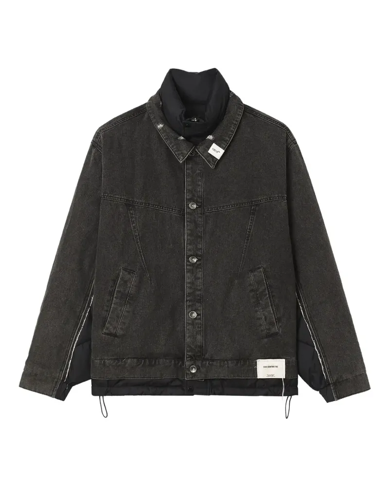 FIVE CM Gesteppte Jeansjacke - Grau Grau
