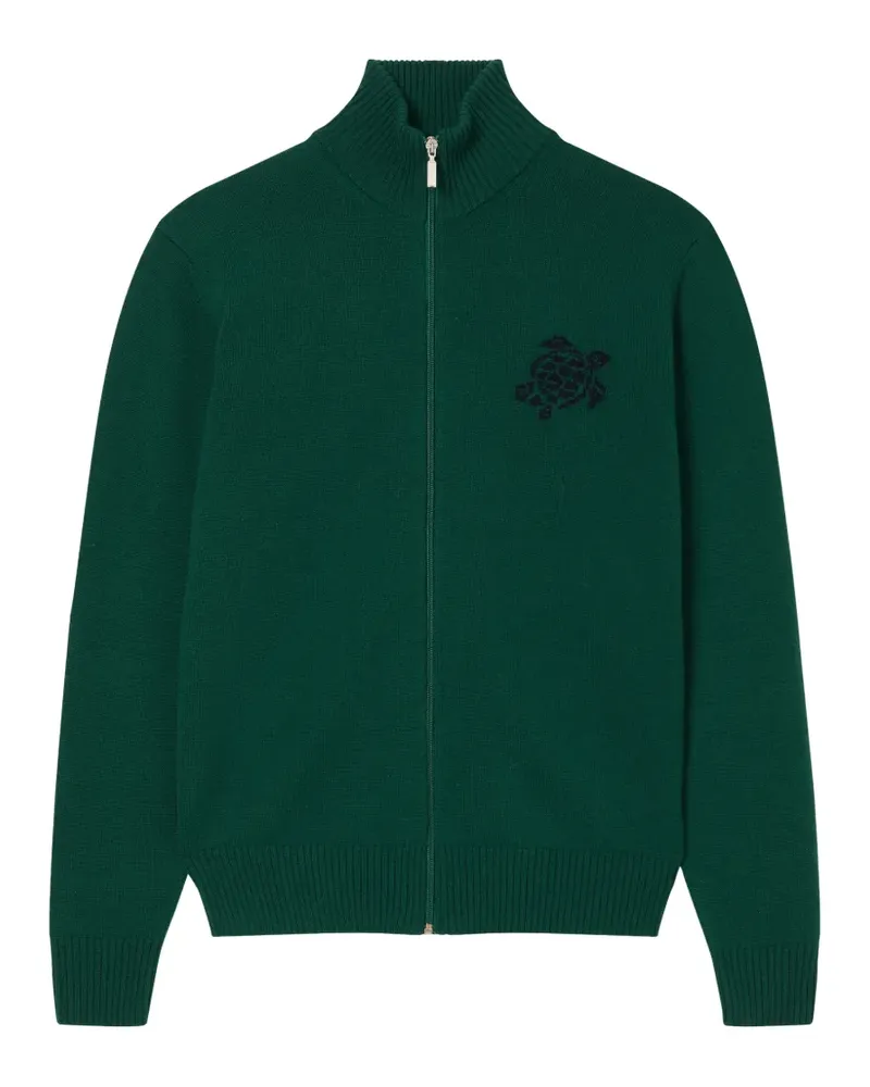 Vilebrequin Cardigan mit Schildkröten-Motiv - Grün Grün