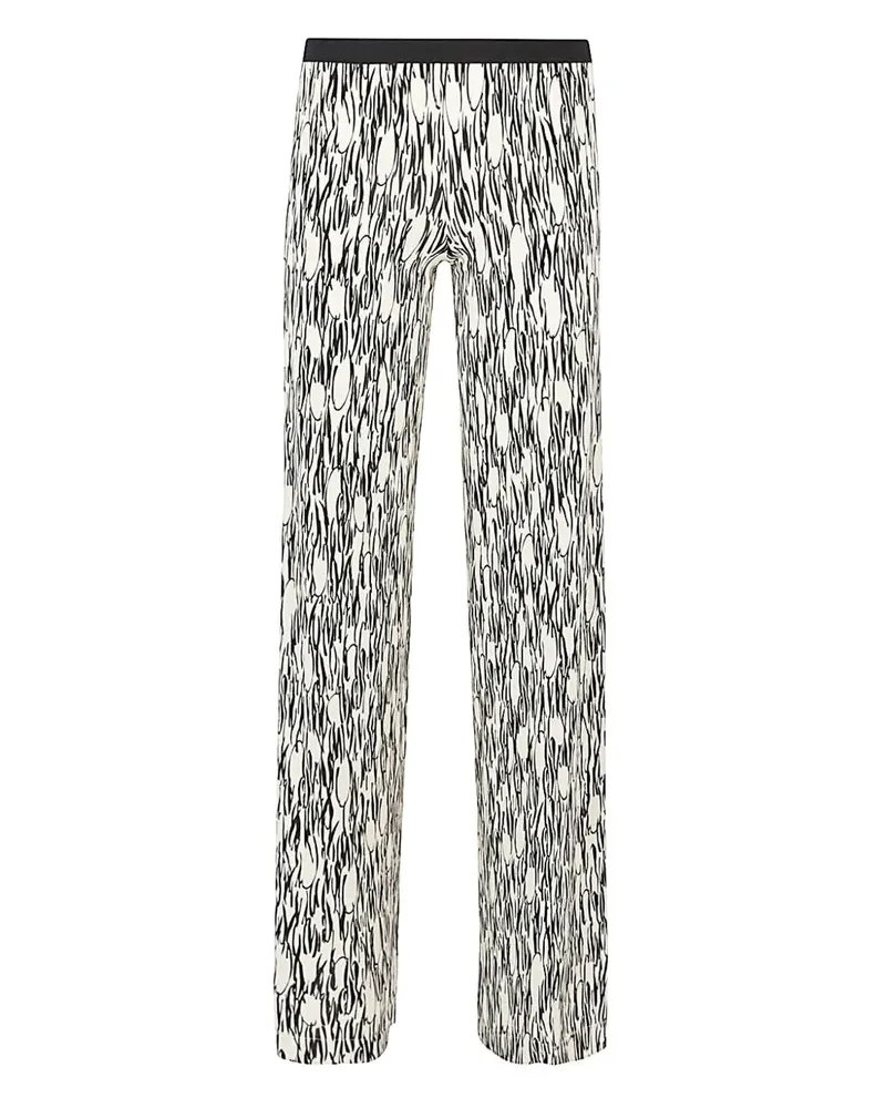 SIYU Hose mit Print - Weiß Weiß