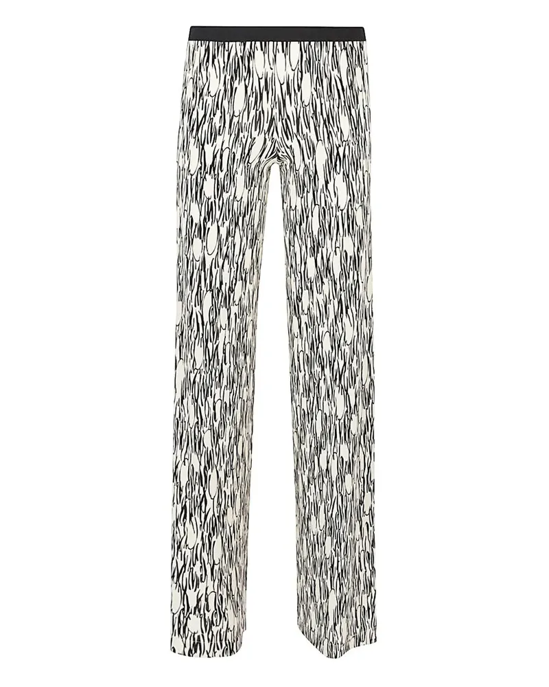 SIYU all-over print trousers - Weiß Weiß