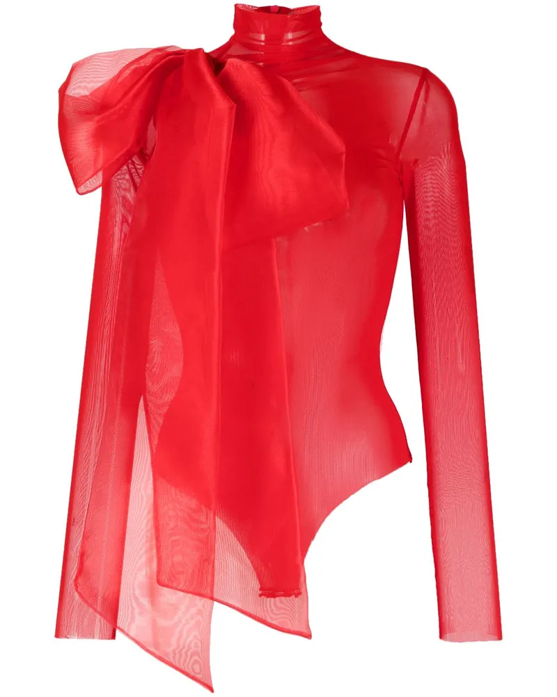ATU Body Couture Semi-transparenter Body - Rot Rot