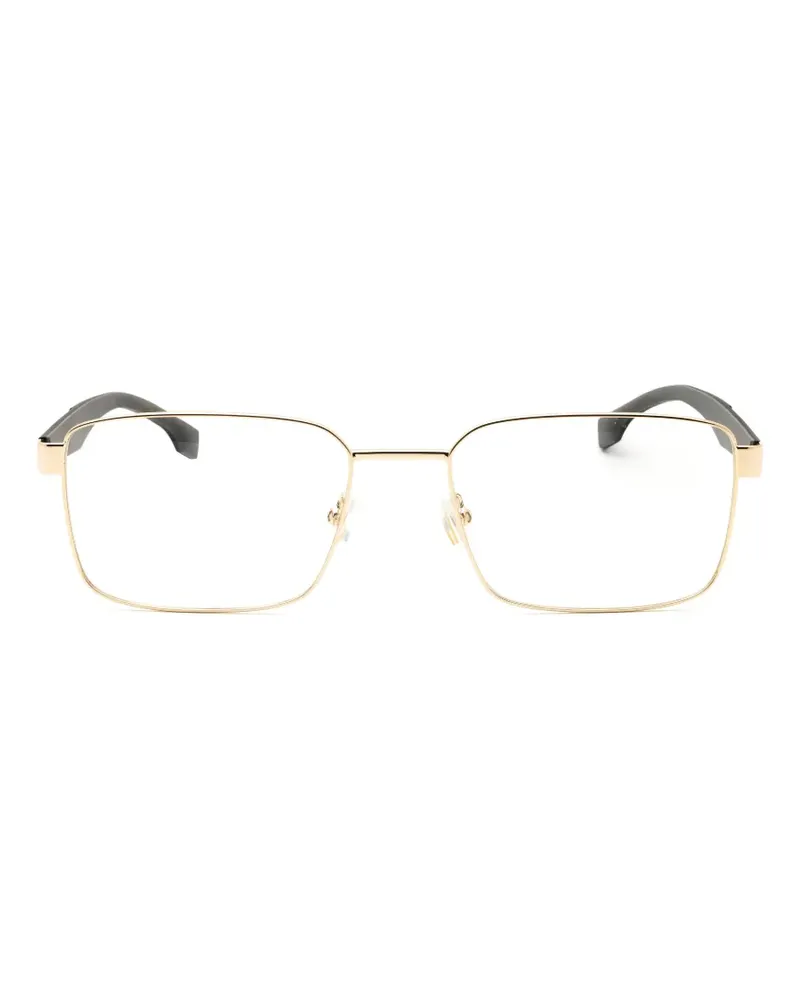 HUGO BOSS Brille mit eckigem Gestell - Gold Gold
