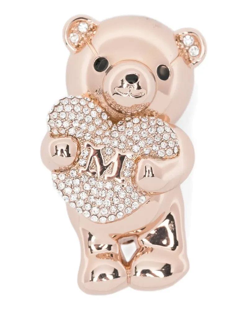 Max Mara teddy-bear brooch - Rosa Rosa