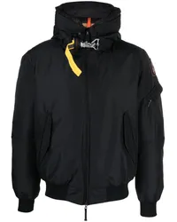 Parajumpers Gefütterte Jacke mit Logo-Patch Schwarz