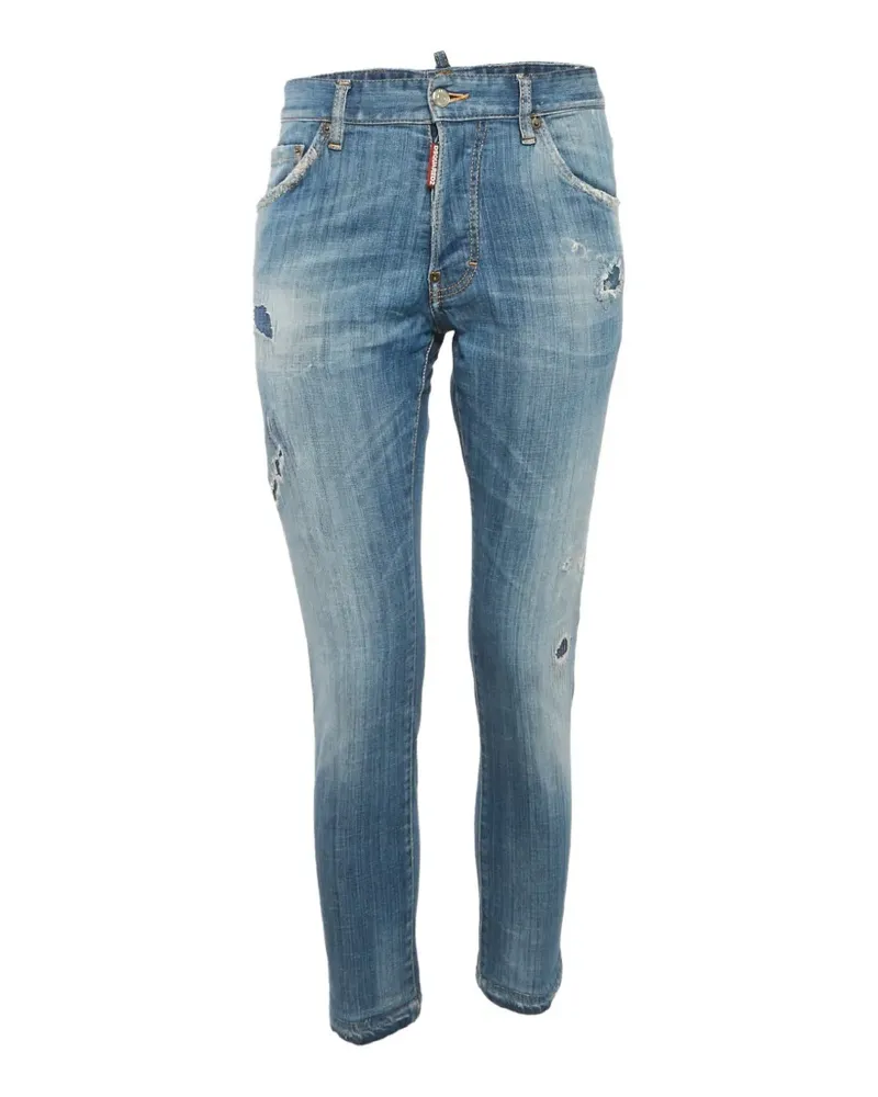 Dsquared2 distressed slim-fit jeans - Blau Blau