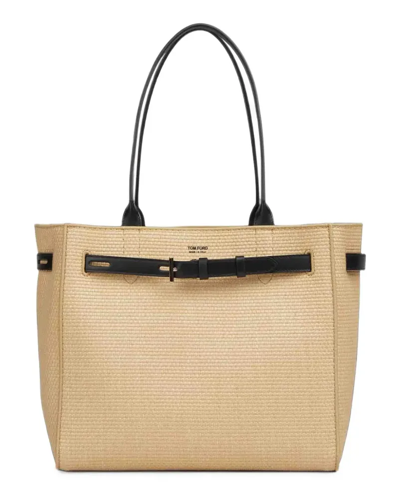 Tom Ford Audrey buckled tote bag - Nude Nude