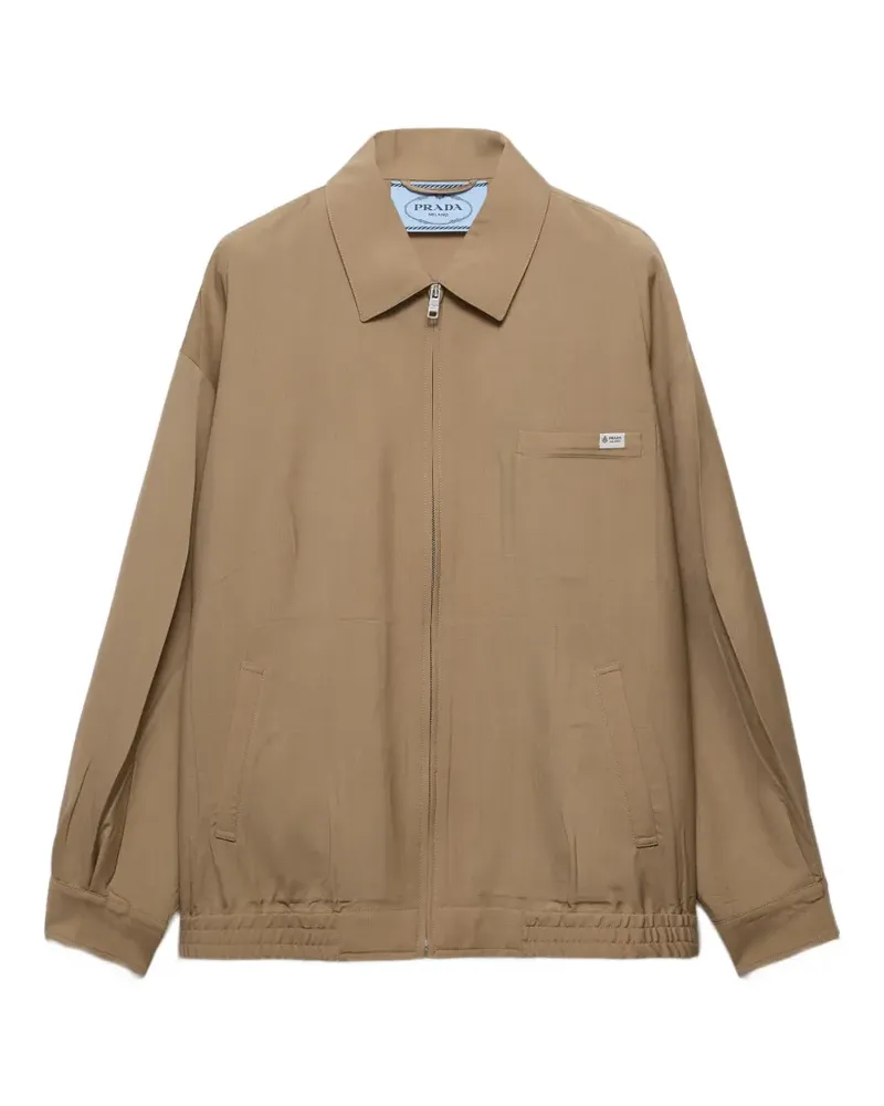 Prada Blousonjacke aus Mohair - Braun Braun