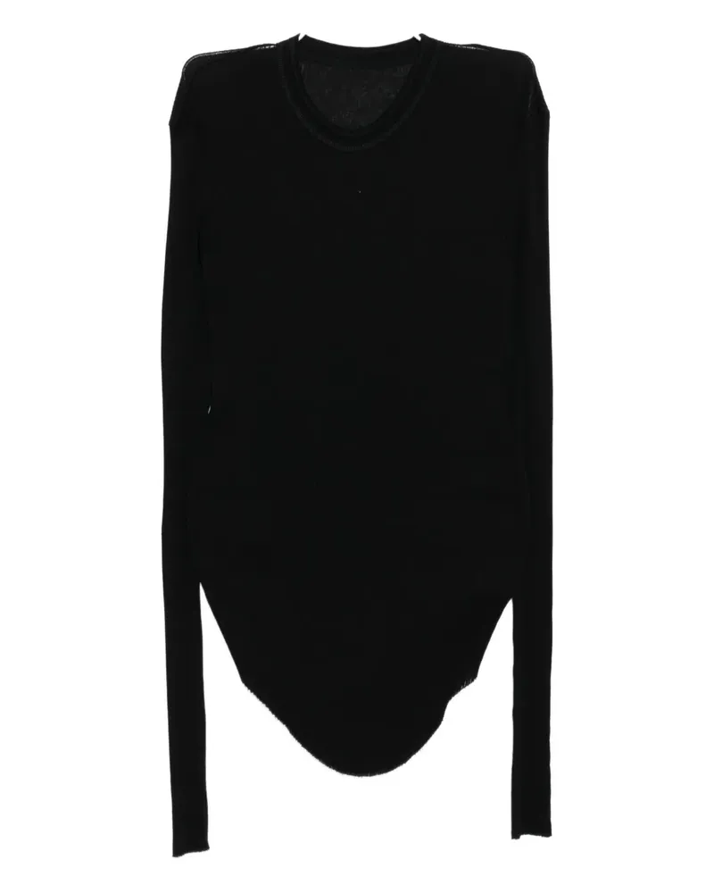 Julius Langärmeliges Skinny-Top - Schwarz Schwarz