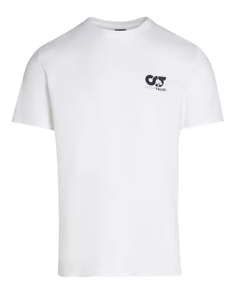 AlphaTauri Jotta V1.Y8.02 T-Shirt mit Logo - Weiß Weiß