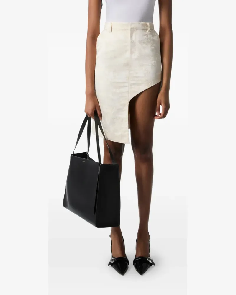 COPERNI Asymmetrischer Jacquard-Rock - Nude Nude