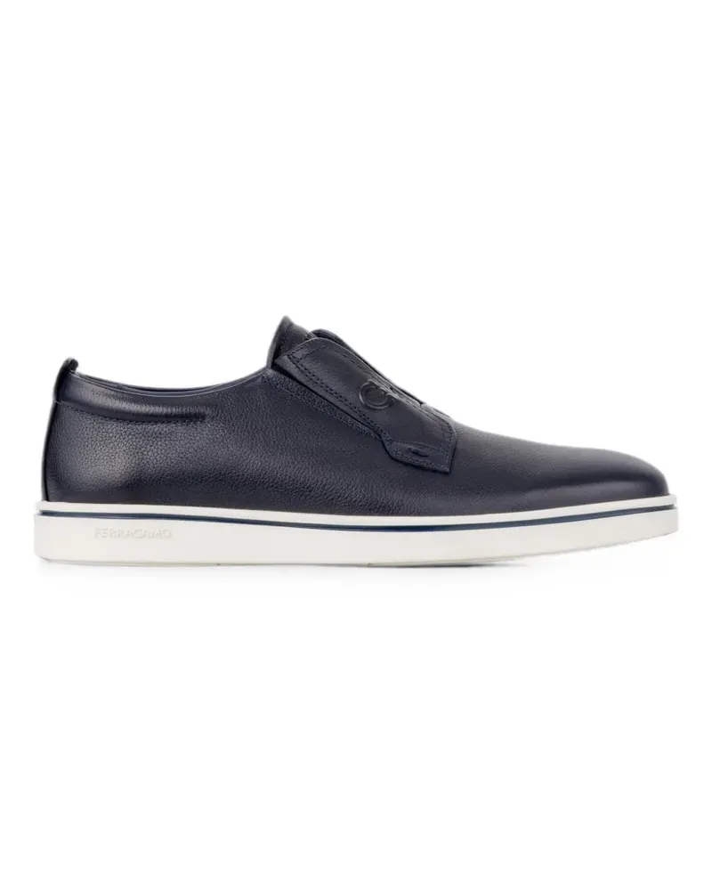 Ferragamo Derby Slip-On - Blau Blau