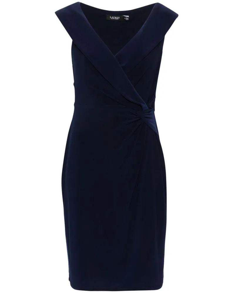 Ralph Lauren Ärmelloses Minikleid mit Raffungen - Blau Blau