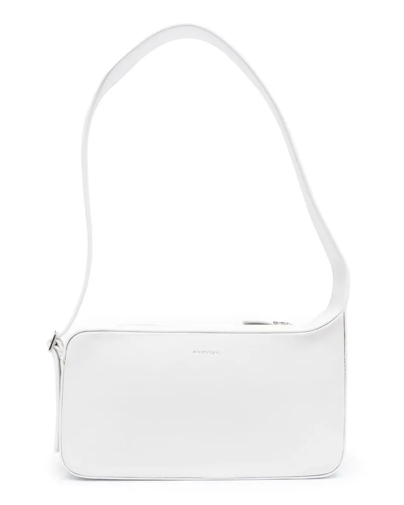 Courrèges One Racer Schultertasche - Weiß Weiß