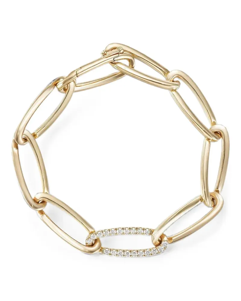 Melissa Kaye Mittelgroßes Lulu Armband mit Diamant - Gold Gold