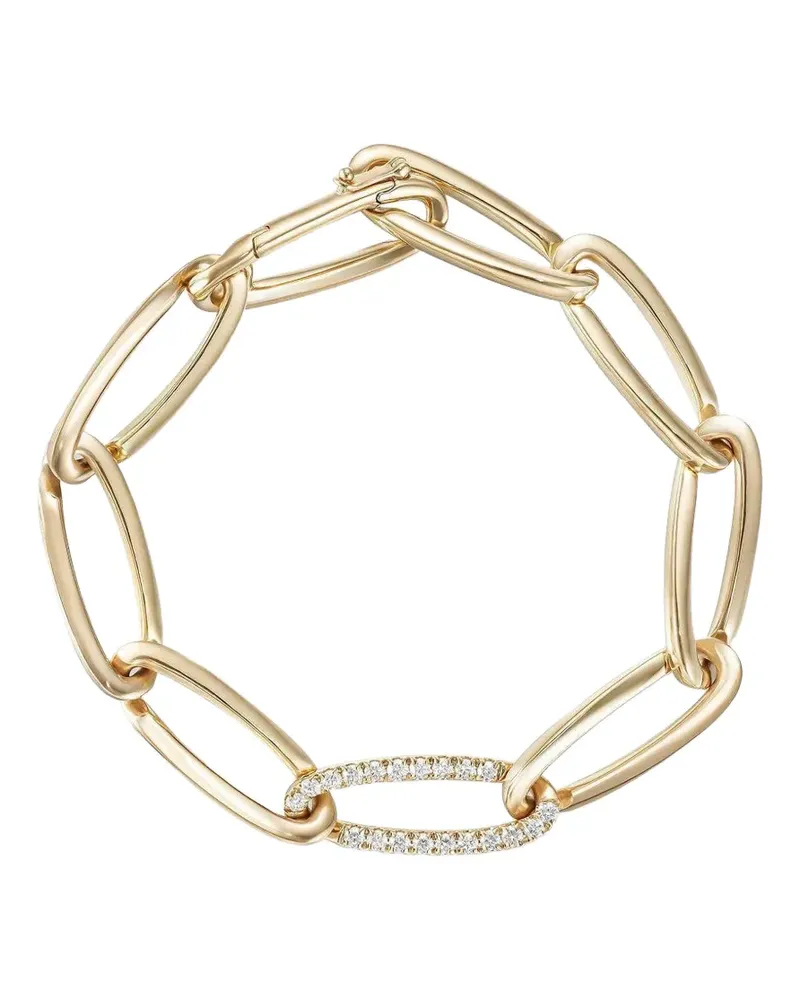Melissa Kaye Mittelgroßes Lulu Armband mit Diamant - Gold Gold