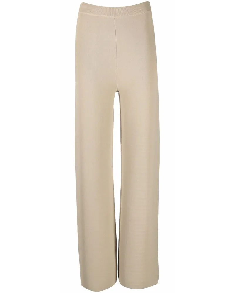 Nanushka Strickhose mit geradem Bein - Nude Nude